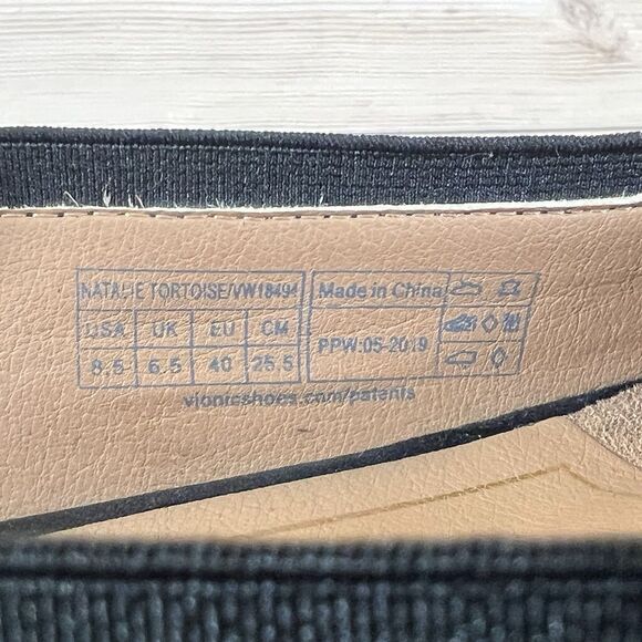 Vionic Natalie Pump Womens 8.5 Black Suede Tortoise Block Heel Casual Dress Shoe - Picture 12 of 16